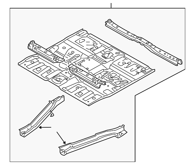 ZZDA-53-600A Деталь FLOOR PAN ASSY