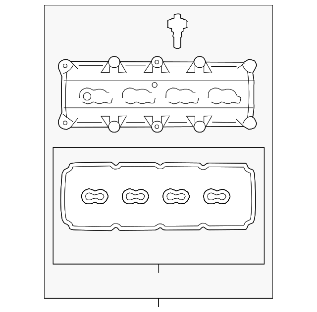 53022085AD Деталь VALVE COVER