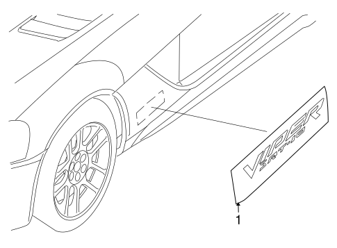 Viper EXTERIOR TRIM - PILLARS