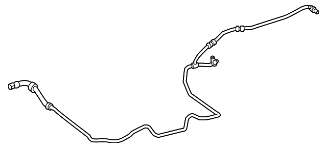 222-270-13-27 Деталь OIL LINE, RIGHT