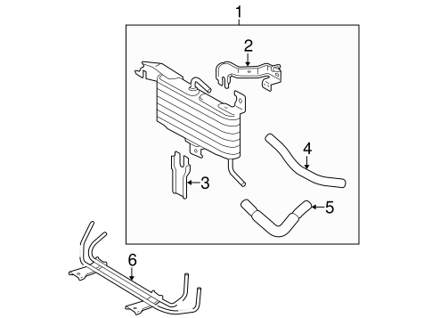 Tacoma TRANS OIL COOLER