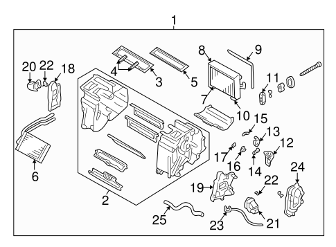 Impreza CONDENSER, COMPRESSOR & LINES