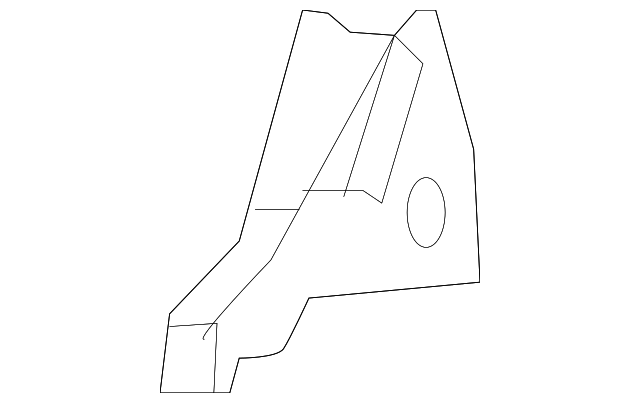 8191221470 Деталь RECLINE COVER, RIGHT