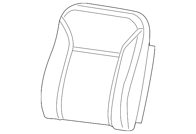 8890428020 Деталь SEAT BACK COVER, RIGHT