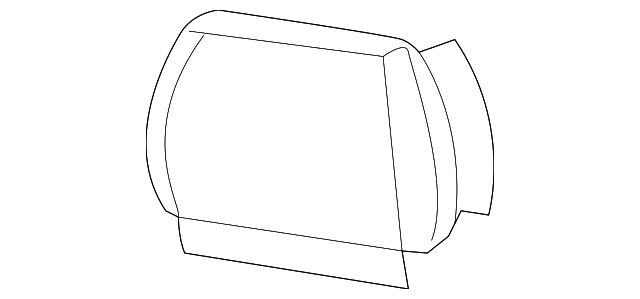 8890415330 Деталь HEADREST COVER, RIGHT