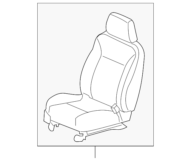 8157819460 Деталь SEAT ASSY, RIGHT