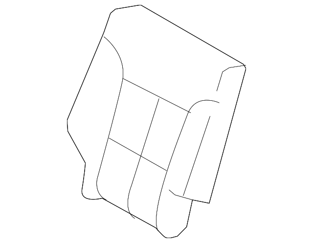 7T4Z-7866600-AB Деталь SEAT BACK COVER, RIGHT