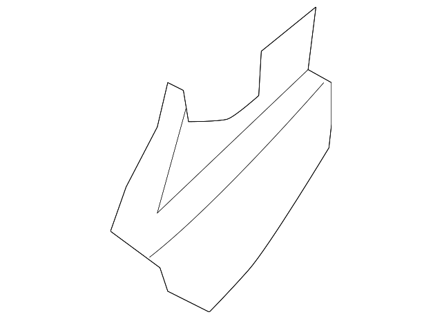 7T4Z-7861348-BB Деталь LOWER COVER, RIGHT