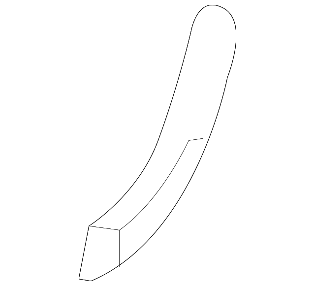 7T4Z-78666L75-AB Деталь HINGE COVER, RIGHT