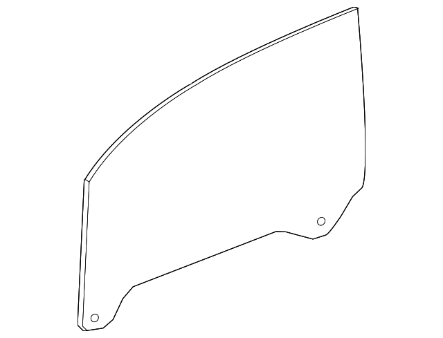 51-33-7-290-859 Деталь DOOR GLASS, LEFT