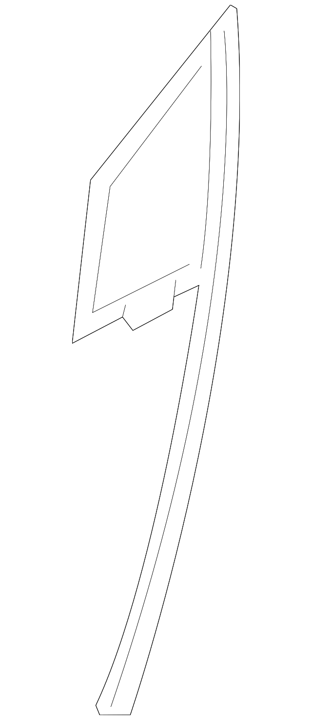 51-35-7-289-041 Деталь FIXED GLASS, LEFT