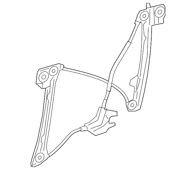 51-33-7-352-875 Деталь WINDOW REGULATOR, LEFT