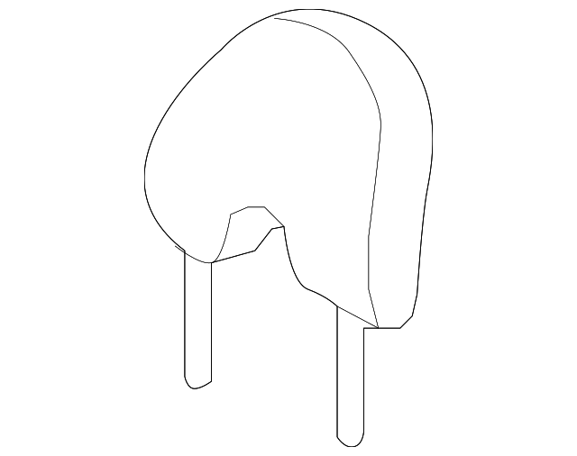 82140-SLN-A01ZC Деталь HEADREST ASSY., RR. *YR298L* (BRIGHT TIT
