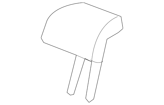 82160-SLN-A01ZA HEADREST, RR. CENTER *NH167L* (GRAPHITE 