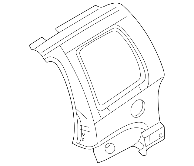 68005030AB Деталь OUTER QTR PANEL, RIGHT