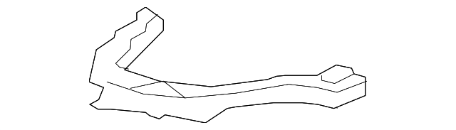 71140-T0A-A00 Деталь BEAM, R. FR. BUMPER CORNER (UPPER)