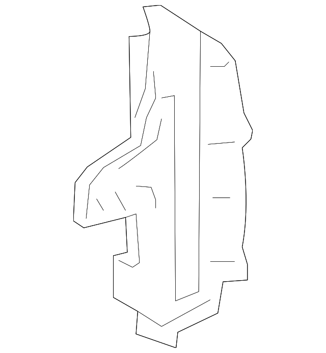 71107-T0A-A00ZA Деталь SIDE DUCT L,*TBLACK*
