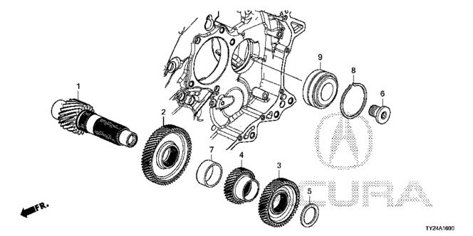 RLX AT COUNTERSHAFT (4WD)