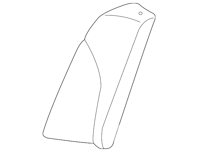 89600-2GHB0AG5 BOLSTER, RIGHT