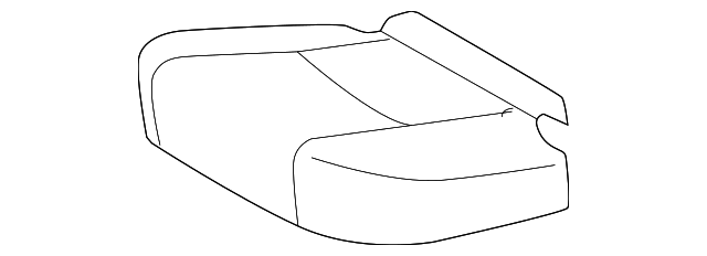 71076-35680-C0 CUSHION COVER, LEFT