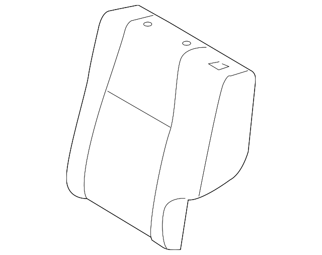 71078-35880-C0 SEAT BACK COVER, LEFT