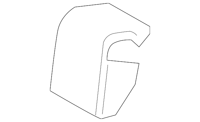 71629-60420-C0 HINGE COVER, LEFT