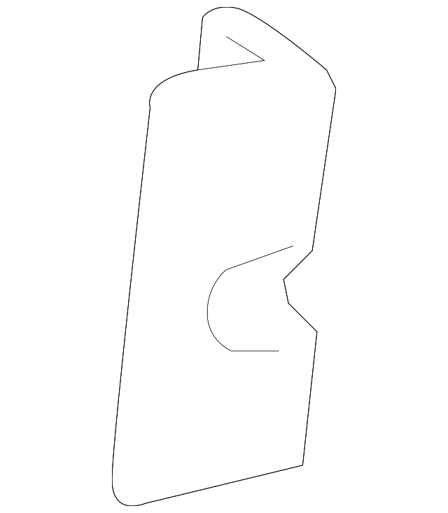 72665-60130-C0 LOCK COVER, LEFT