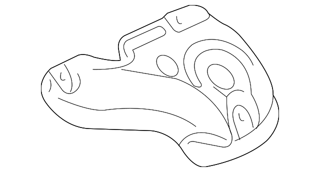 1412178J00 Деталь HEAT SHIELD, RIGHT