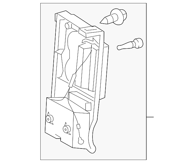71705-0C010-C0 Деталь SEAT BACK COVER