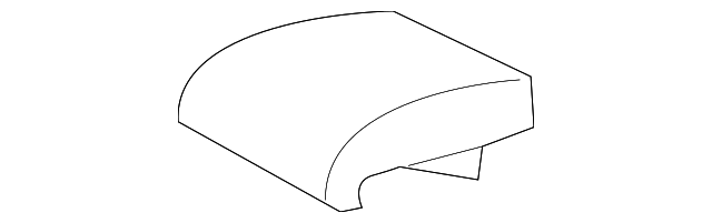 73373-0C040-C0 Деталь SEAT BACK FRAME UPPER COVER