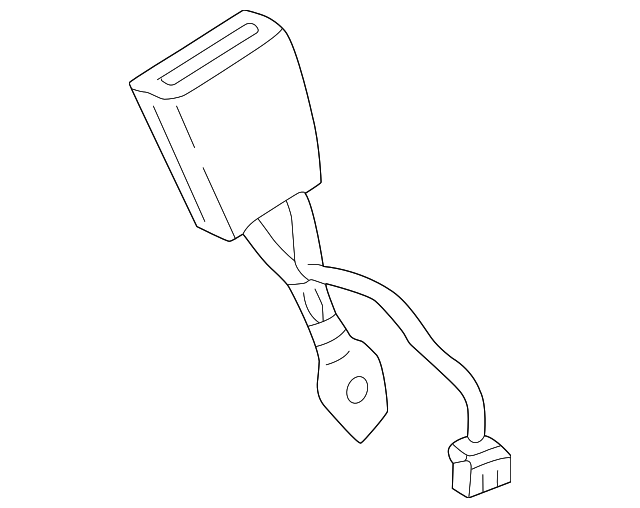 21586001699051 Деталь BUCKLE, RIGHT