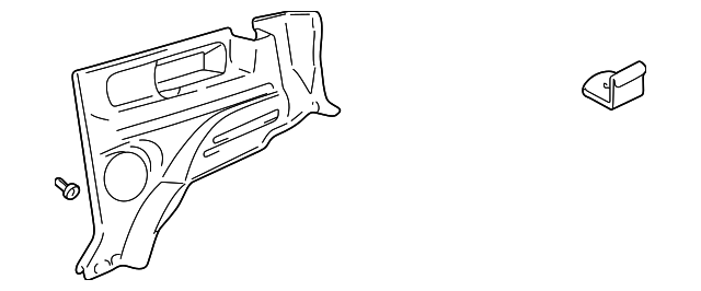 7622068D00T01 Деталь LOWER TRIM PANEL, LEFT