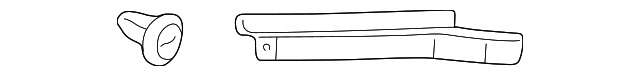 7628068D016GS Деталь UPPER MOLDING, RIGHT