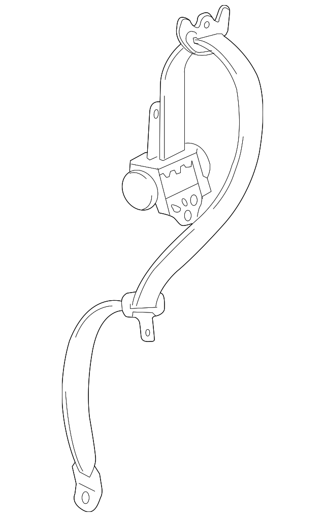 73360-0C091-E1 Деталь BELT & RETRACTOR, RIGHT