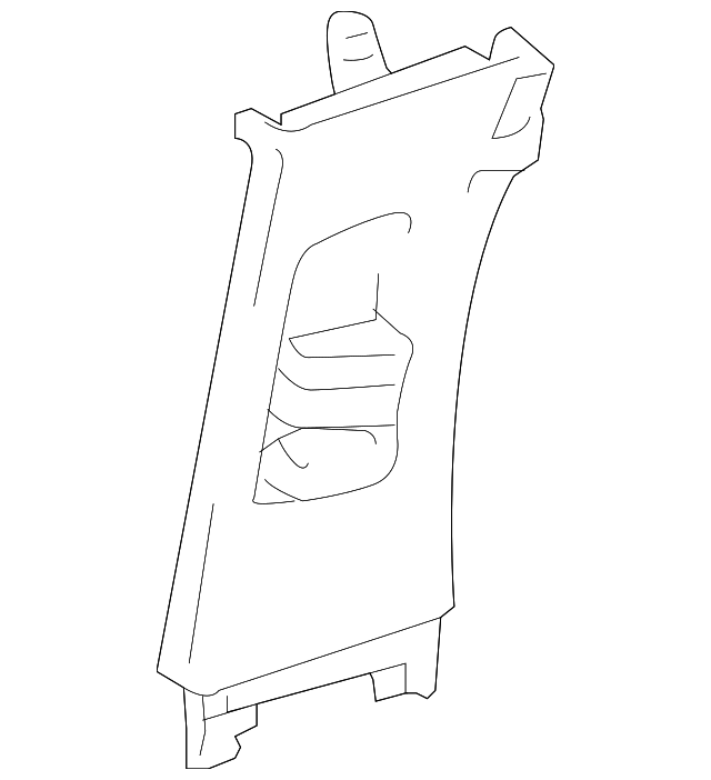 73034-0C020-C0 Деталь ADJUST COVER, LEFT