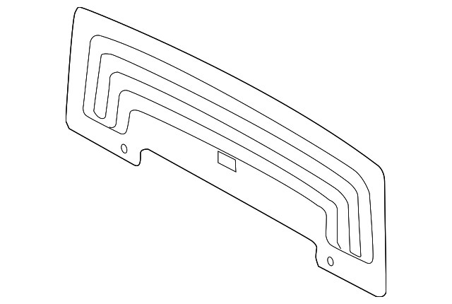 427-845-501-A Деталь BACK GLASS