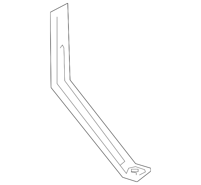0K2B1-5224X Деталь FENDER BRACKET, RIGHT