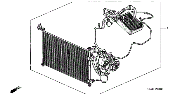 CIVIC SEDAN AIR CONDITIONER