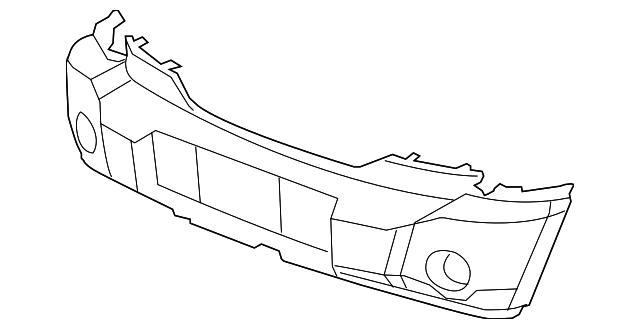 1FU24CD7AA Деталь BUMPER COVER