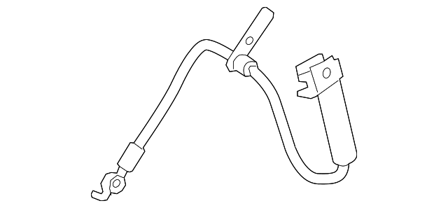 F2GZ-2078-D Деталь BRAKE HOSE, RIGHT