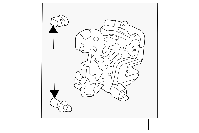 72610-SDA-A31 Деталь LOCK ASSY., R. RR. DOOR (MANUAL)