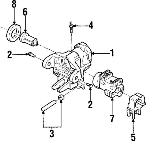 Catera IGNITION LOCK