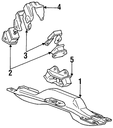 Ram 50 ENGINE & TRANS MOUNTING 2