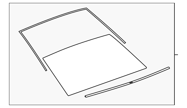 95094669 Деталь BACK GLASS