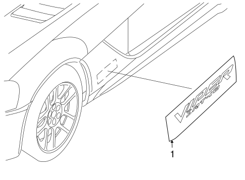 Viper EXTERIOR TRIM - PILLARS