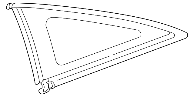 62720-20360 Деталь QTR GLASS, LEFT