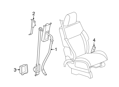 Nitro FRONT SEAT BELTS
