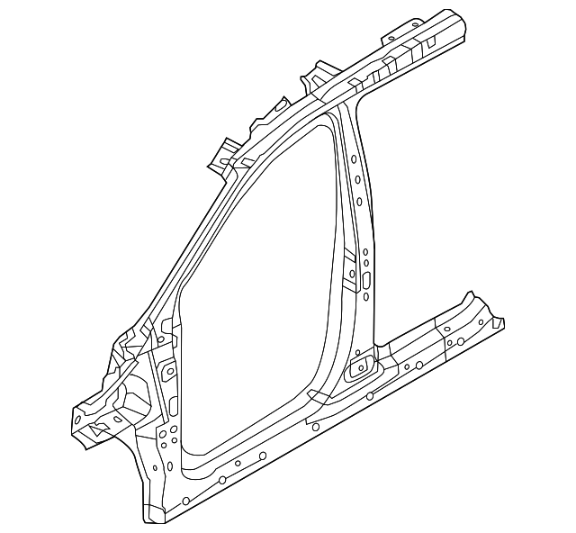 71110-C6000 Деталь APERTURE REINF, LEFT
