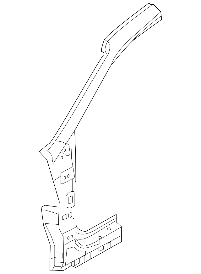 71110-C6A00 Деталь HINGE PILLAR, LEFT