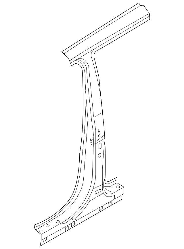71402-C6B00 Деталь CENTER PILLAR, RIGHT